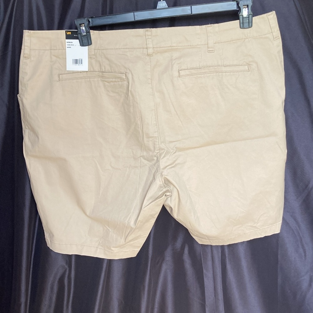 Lee Bermuda safari tan short soft premium stretch fabric 24W - Picture 7 of 15